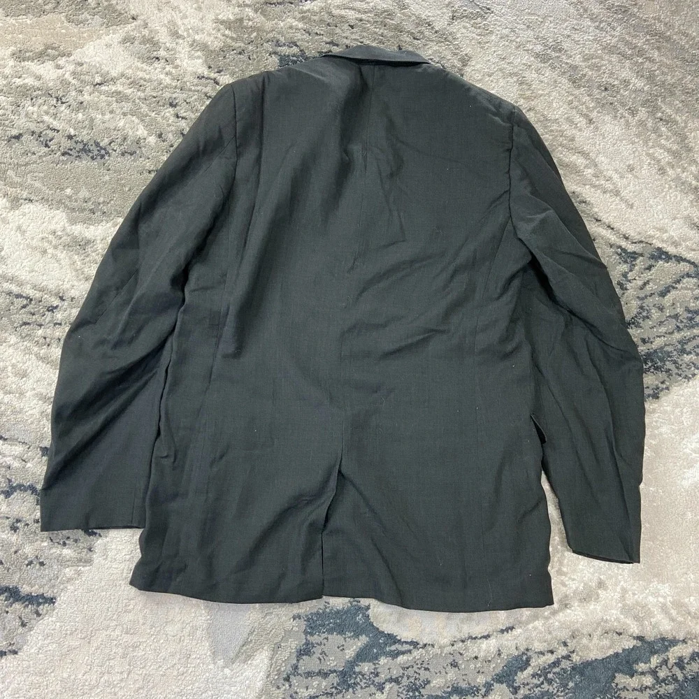 Sherman's Clothes Blazer Jacket Linen Sz 40R Single Breasted Notch Lapel‎